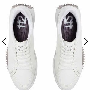 G/FORE White and Gray Golf Shoes size 8.5